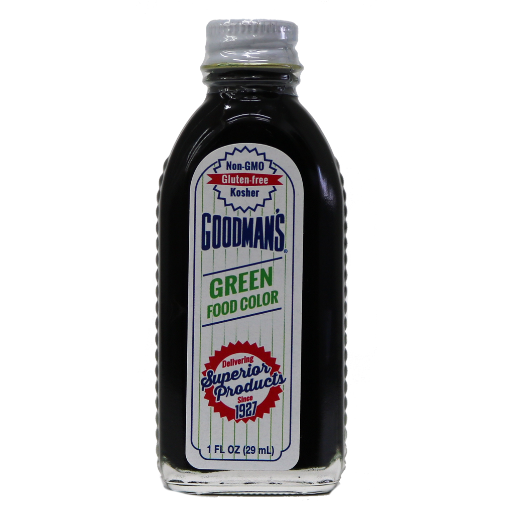 Green Food Color 1 ounce Front