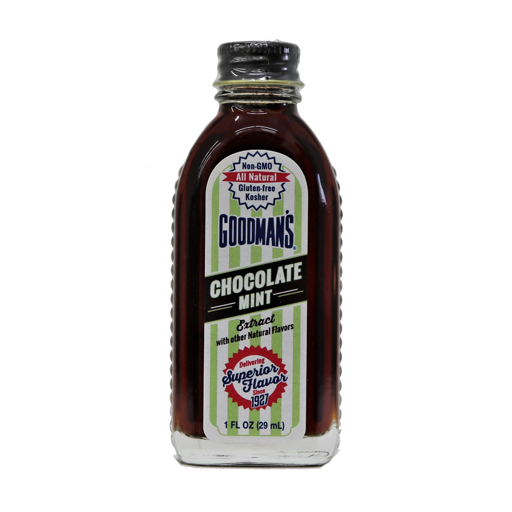 Natural Mint Chocolate Extract 1 ounce Front