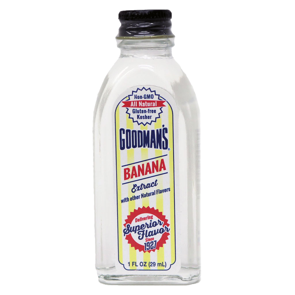 Natural Banana Extract 1 ounce Front