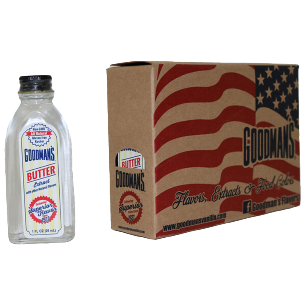 Natural Butter Extract 1 ounce Case of 6 with Bottlea