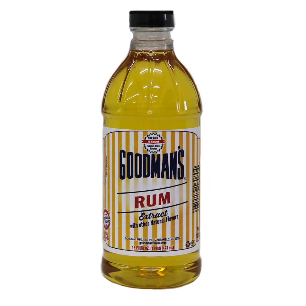 Natural Rum Extract 1 Pint Front