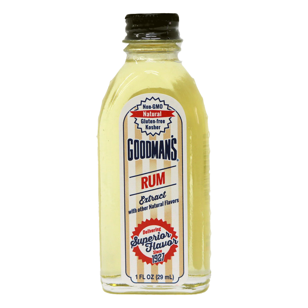 Natural Rum Extract 1 ounce Front