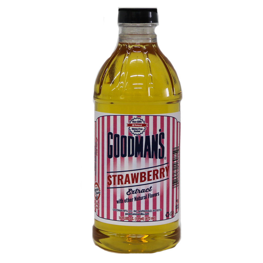 Natural Strawberry Extract 1 Pint Front