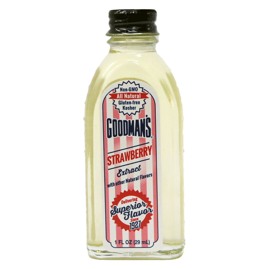 Natural Strawberry Extract 1 ounce Front