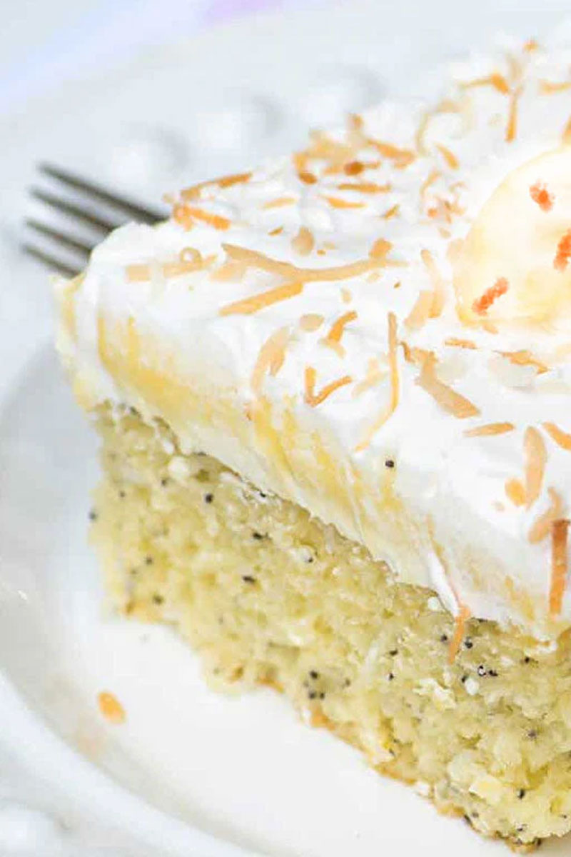 Coconut Poppy Seed Cake Recipe