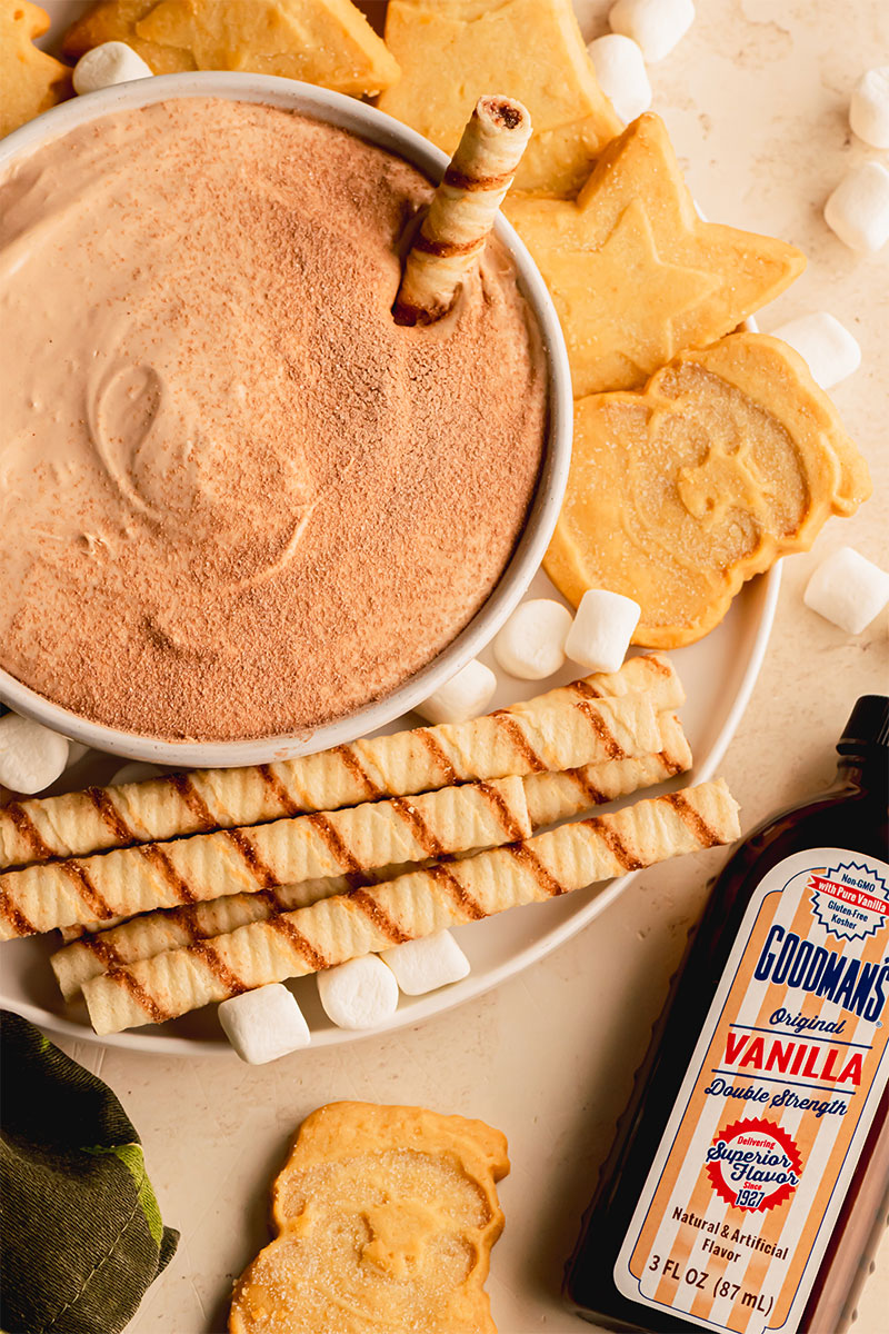 Hot Cocoa Dip with vanilla extract product