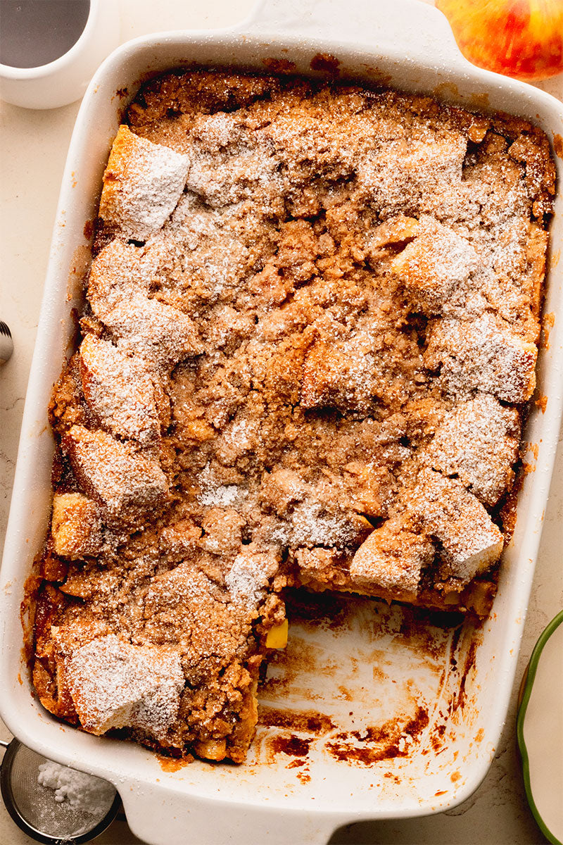 Oven Baked Apple French Toast Casserole