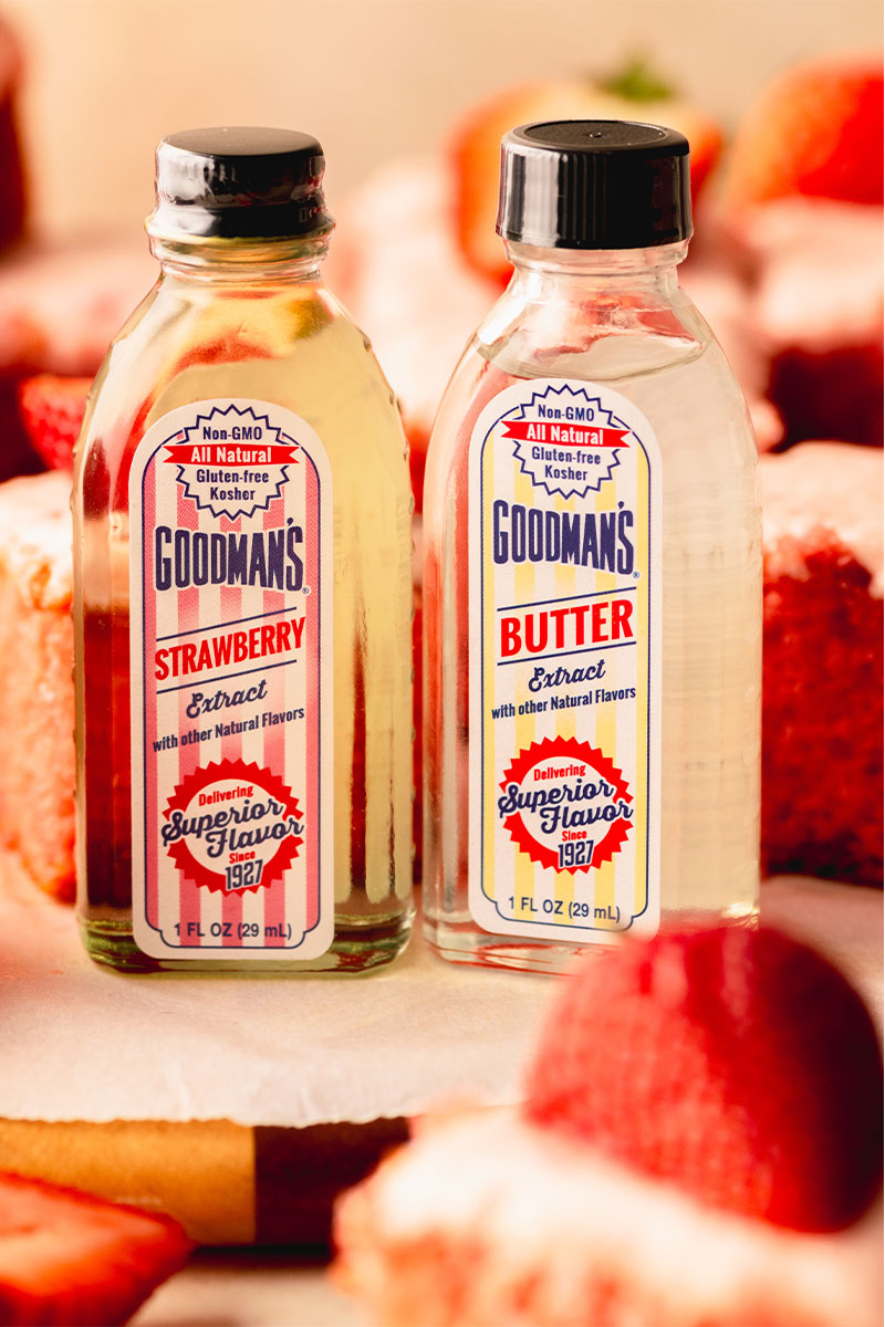 Goodmans-Strawberry-and-Butter-Extracts with Strawberry Cake