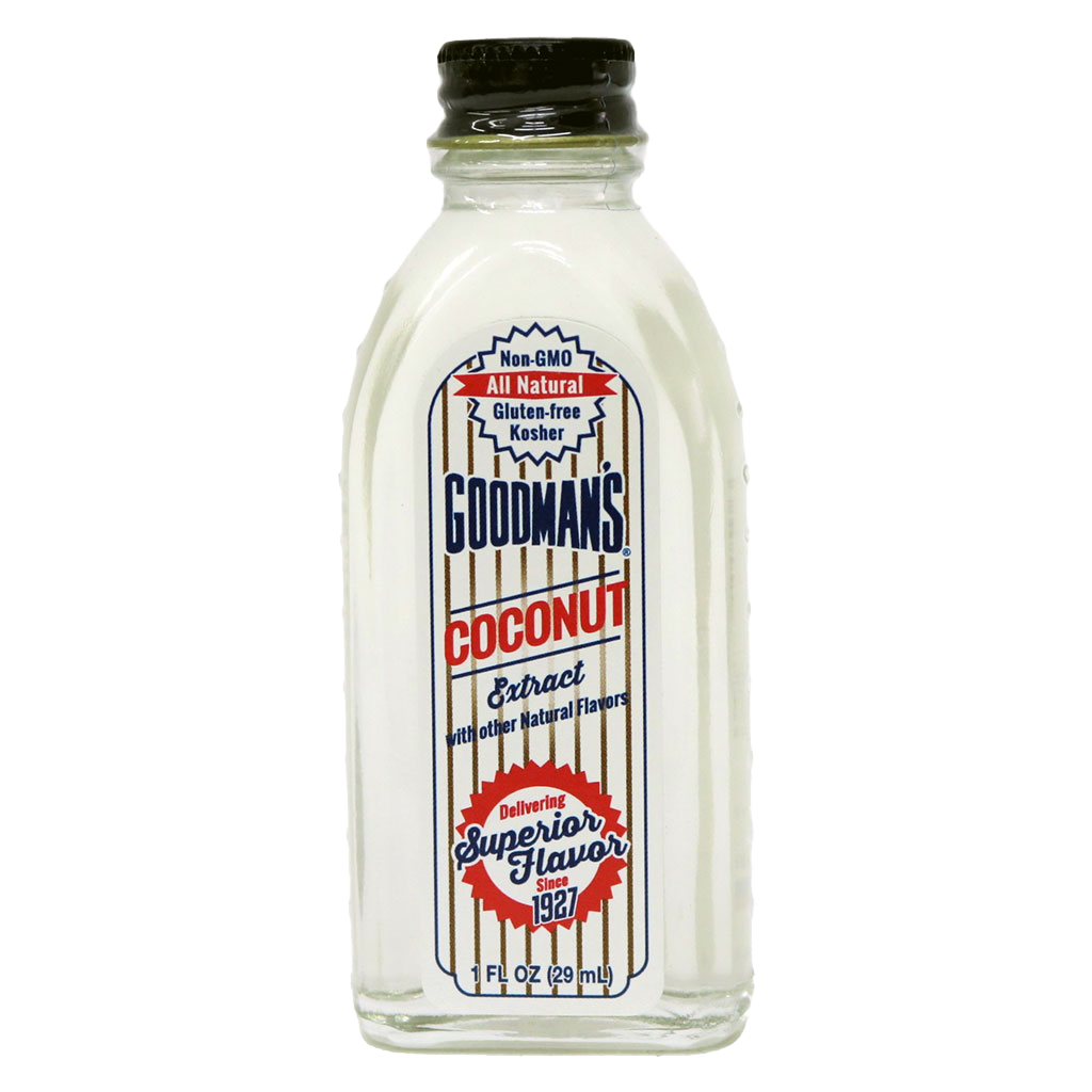 Natural Coconut Extract 1 ounce Front