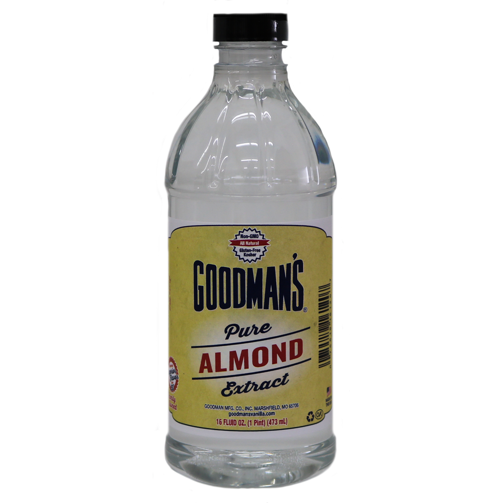 Pure Almond Extract 1 Pint Front