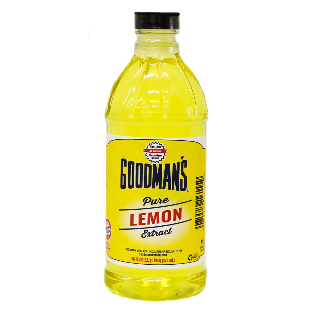 Pure Lemon Extract 1 Pint Front