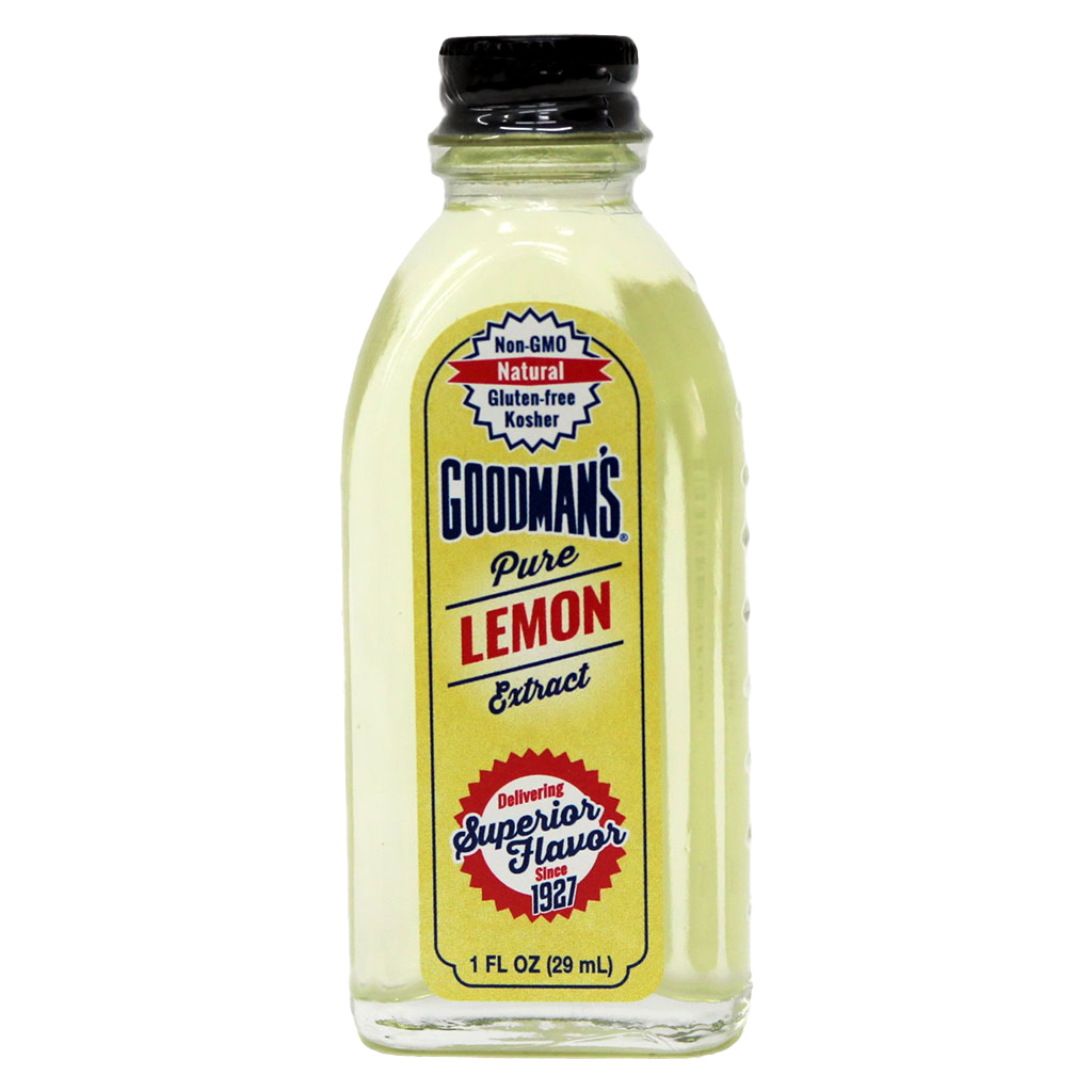 Pure Lemon Extract 1 ounce Front