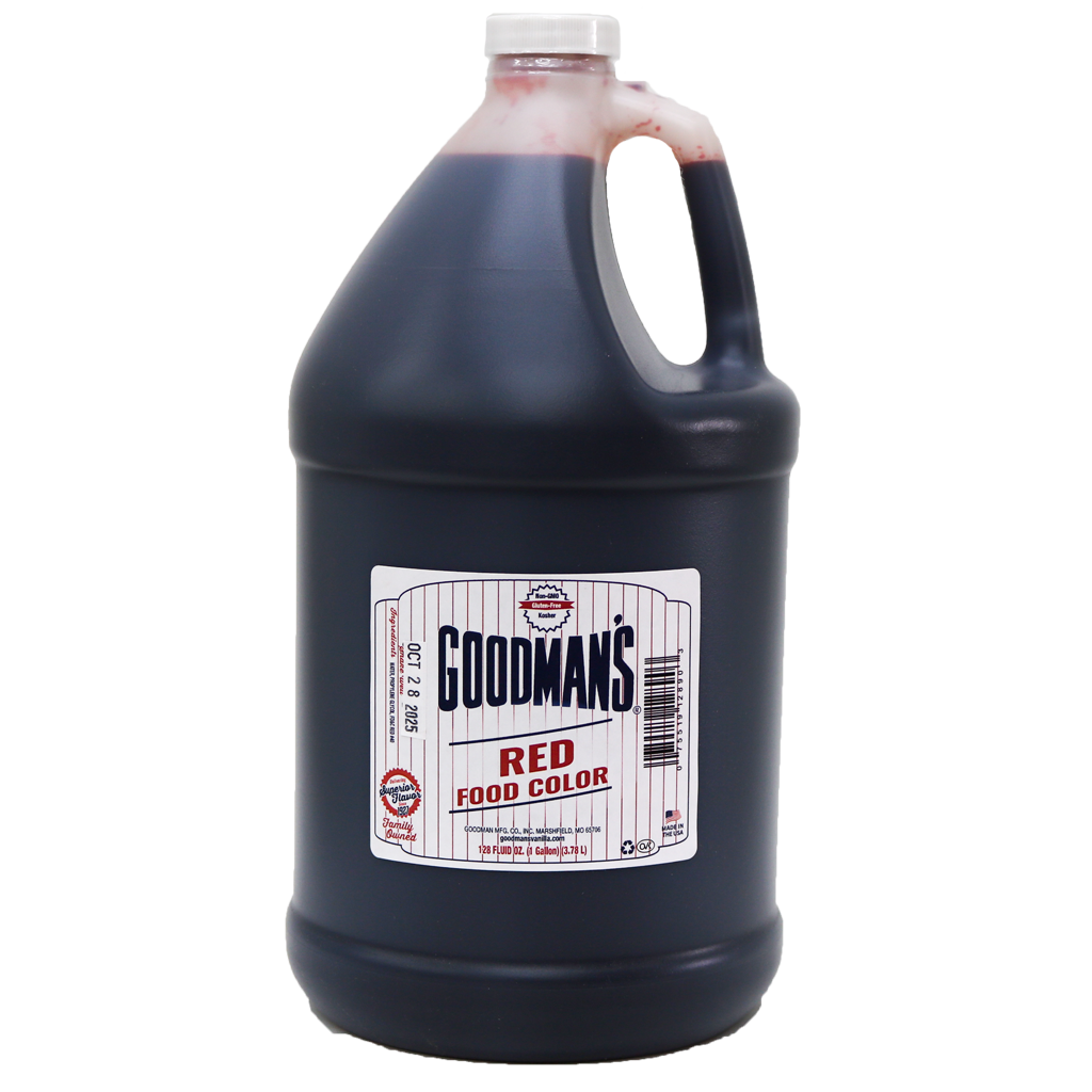 rørledning Abe patois Red Food Color 1 gallon | Goodmans Flavorings